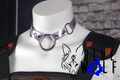 Tri-Ring-Collar ( Shiny Lavender - Silver) image 0